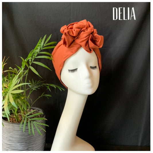 Delia wired turban