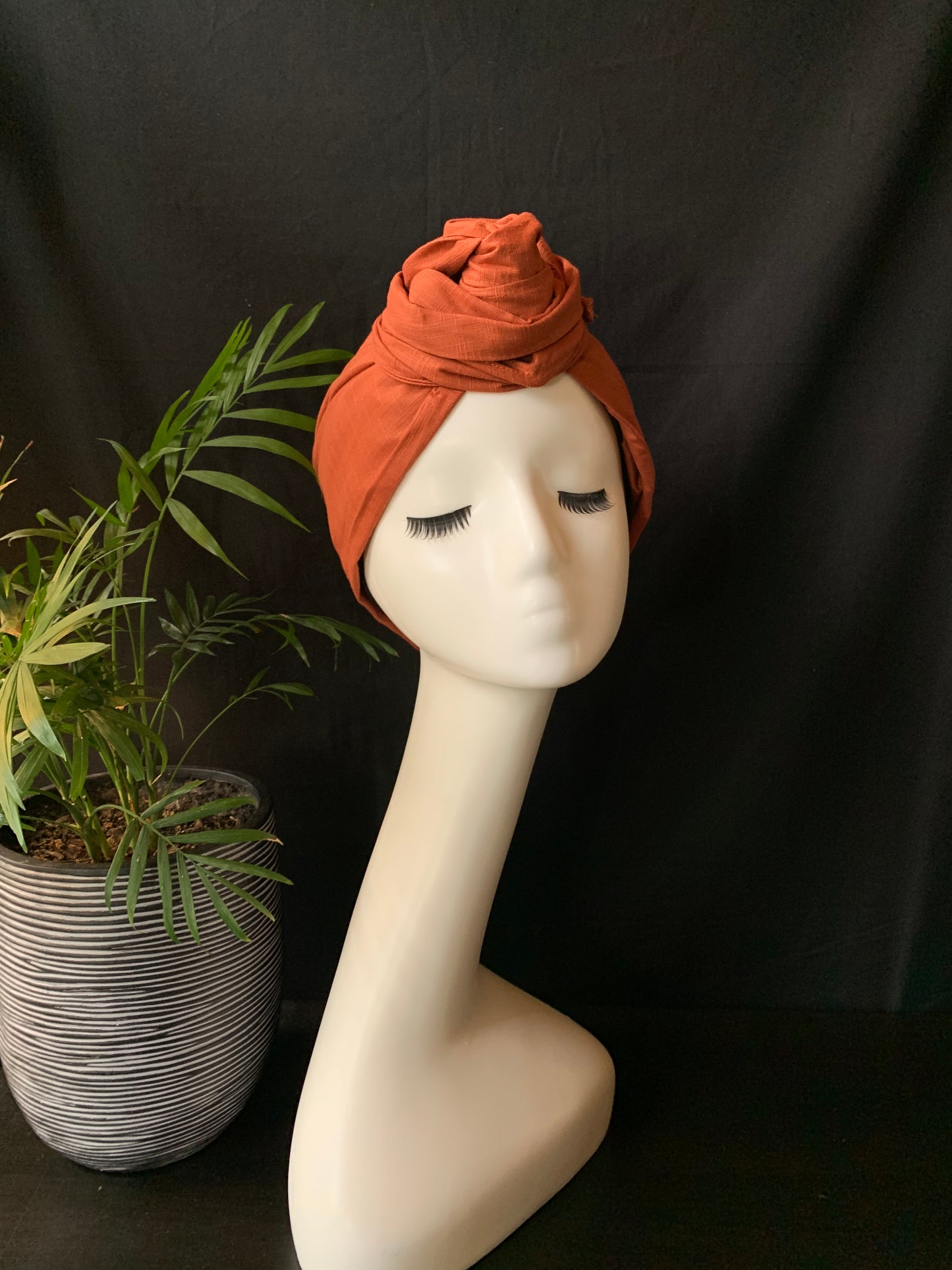 Delia wired turban