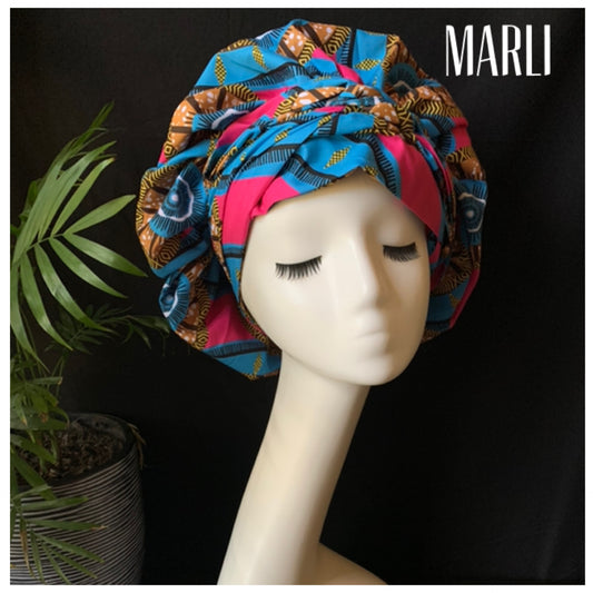 Marli silk sleep bonnet