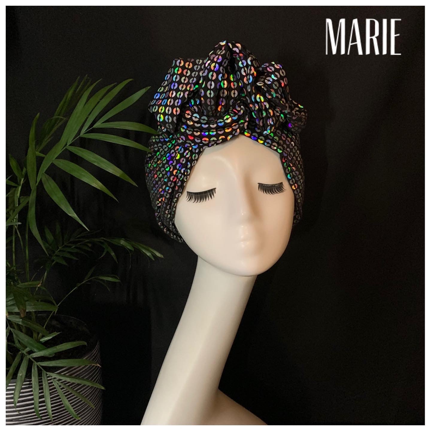 Marie wired turban