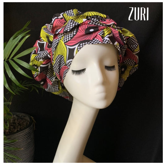 Zuri silk sleep bonnet