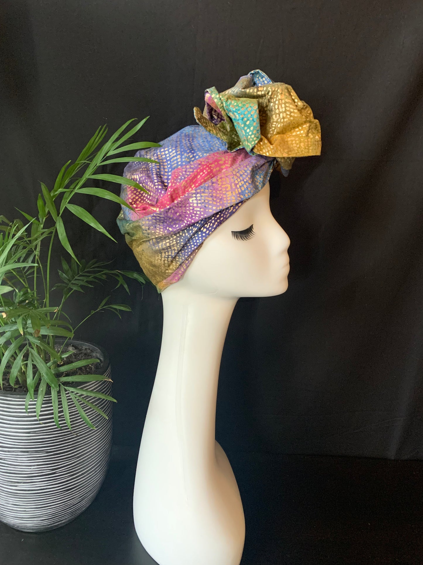 Allegra wired turban